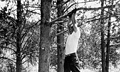 Hanging from a tree (October 1955)