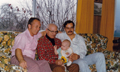 The Guys: Ray, Grandpa Peters, baby Michael, Uncle Leonard